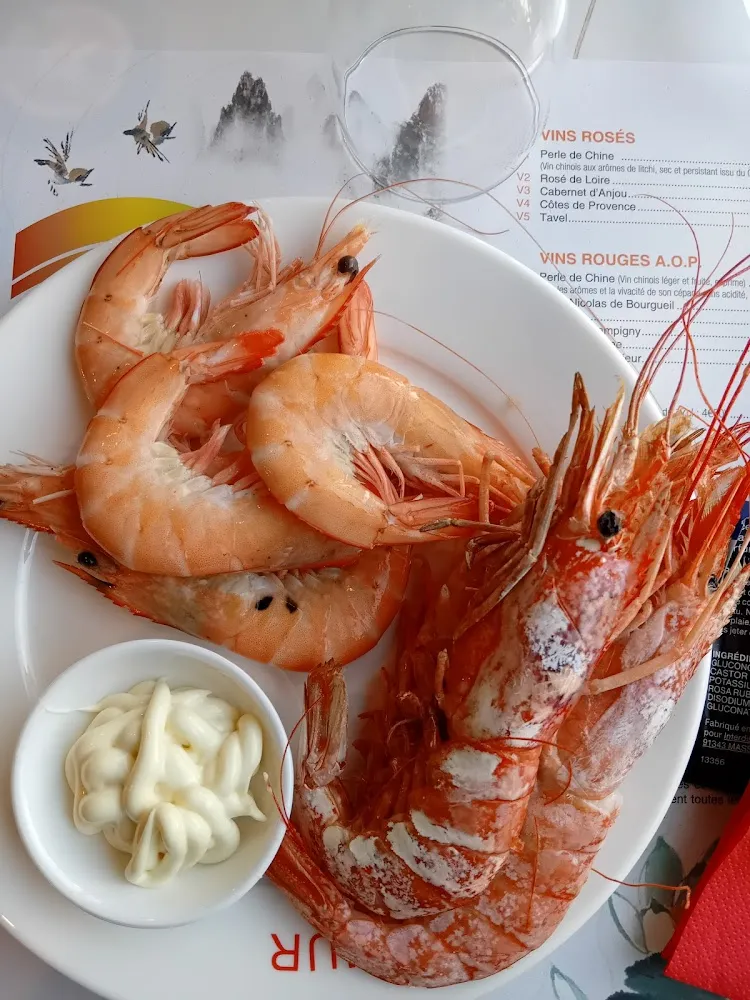 Gambas Mayonnaise Gambas Grillées